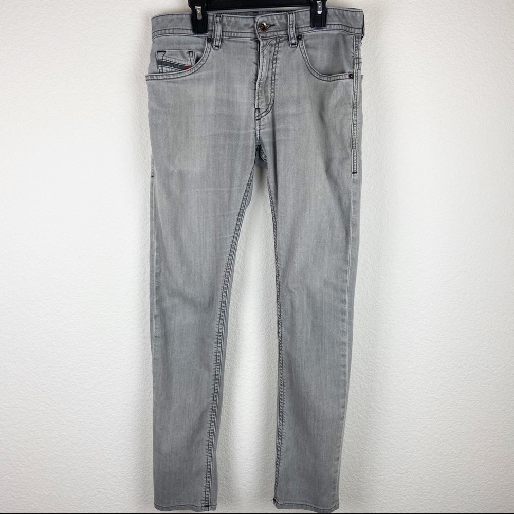 Diesel Men’s Thommer Slim Skinny Jeans Grey